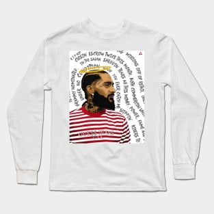 NIPSEY HUSSLE Long Sleeve T-Shirt